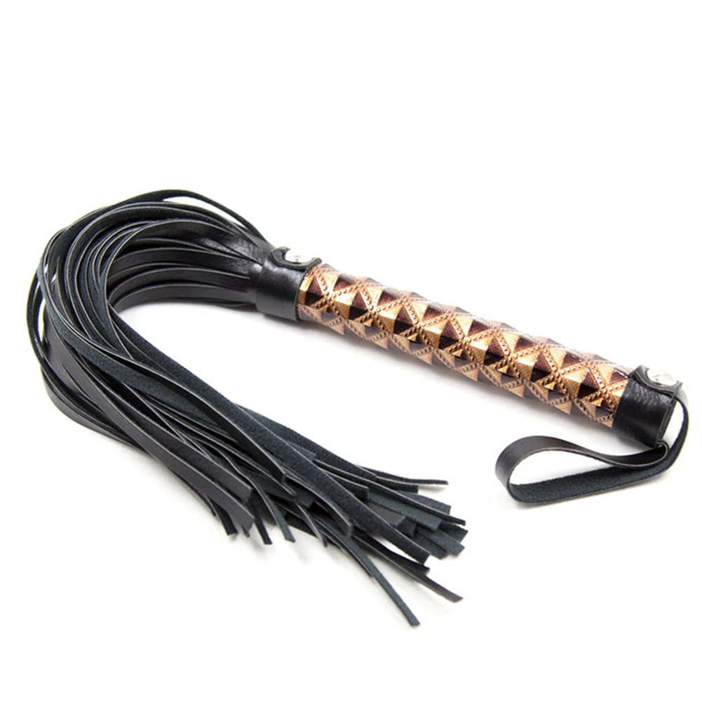 

Stage Performance PU Leather Braided Wear Resistant Practical Non Slip Crop Outdoor Sports Training Horse Riding Whip Racing