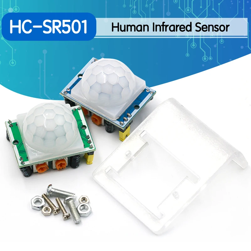 HC SR501 Отрегулируйте инфракрасный ИК пироэлектрический PIR модуль движения Сенсор