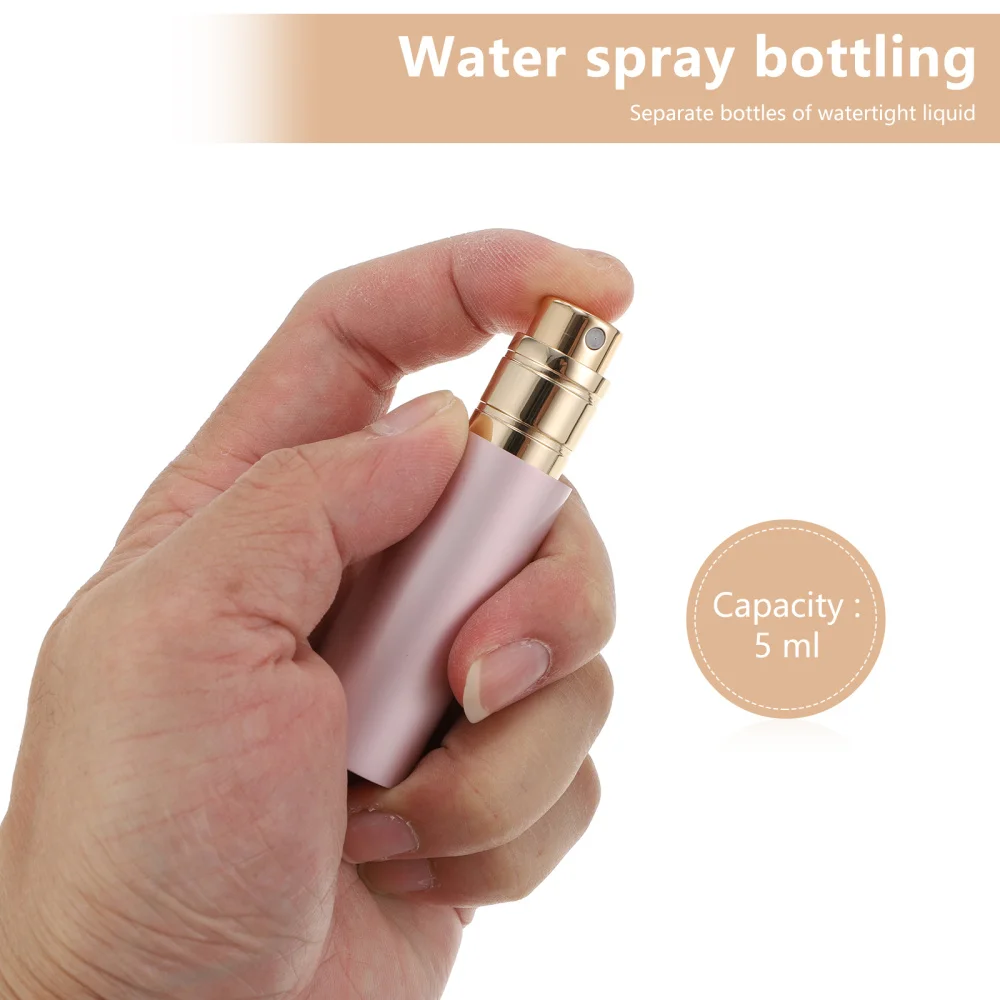 

5ml Perfume Spray Bottle Portable Metal Perfume Bottle Refillable Bottle