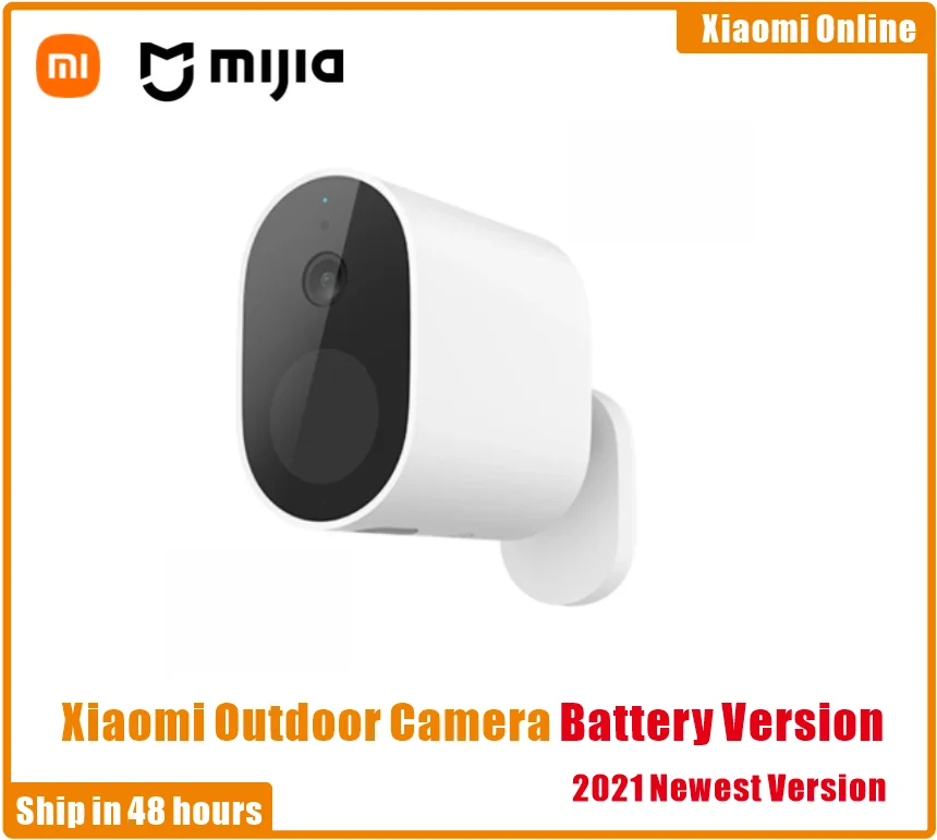 2021 Xiaomi Outdoor Camera Battery Version IP HD 1080P WDR Smart Night Vision 130 Wide Viewing Waterproof IP65 For Mijia | Электроника
