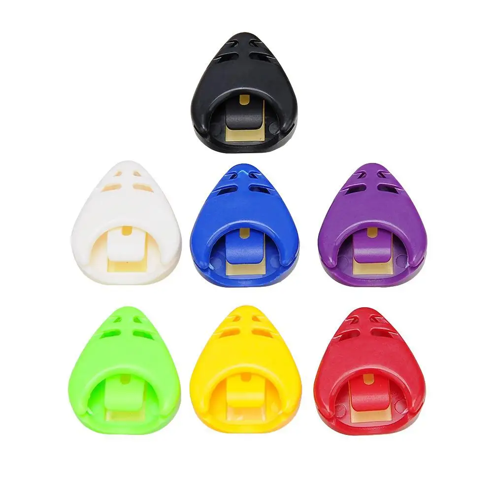 1 pcs gitarre pick halter kunststoff plektrum fall herz form tragbare akustische elektrische gitarre picks plektrum schützen fall abdeckung free