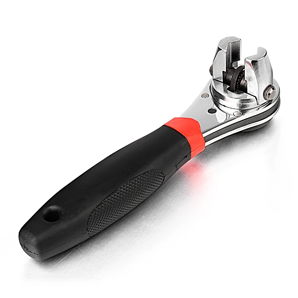 Многофункциональный регулируемый гаечный ключ трещотка универсальный крутящий