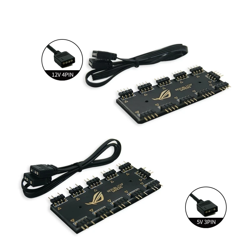 RGB радиочастотный контроллер Molex 4 контактный источник питания для компьютера