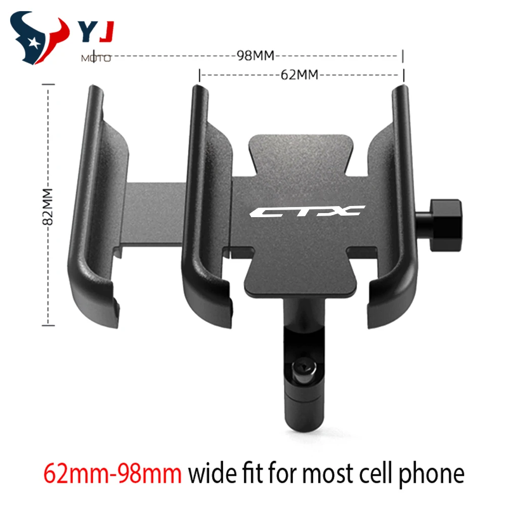 for honda ctx 700 750 ctx700 ctx700n ctx750 motorcycle cnc aluminum accessories handlebar mobile phone holder gps stand bracket free global shipping