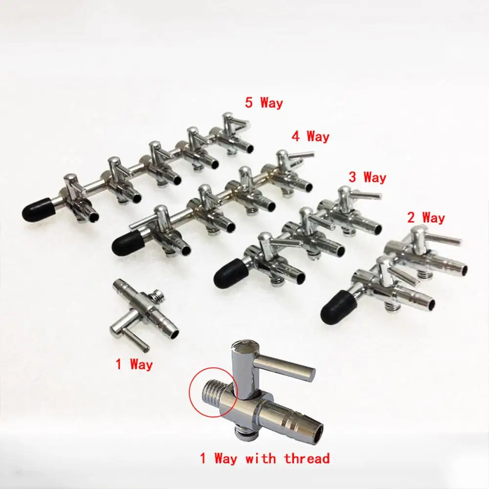 Воздушный насос из нержавеющей стали для аквариума сплиттер воздушного потока