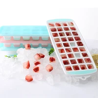 silicone ice tray ice box with lid to make homemade ice hockey household small quick freezer refrigerator freeze