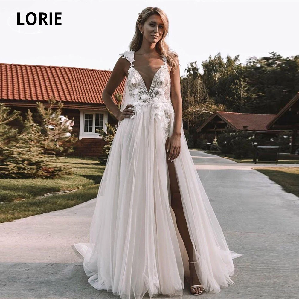 LORIE Свадебное Платье Из Мягкого Тюля свадебное платье с v образным вырезом и