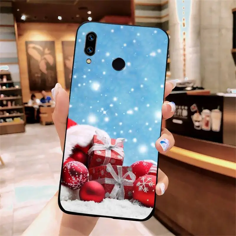 

Merry Christmas Holiday Tree New Year Phone Case For Xiaomi Redmi note 7 8 9 t k30 max3 9 s 10 pro lite