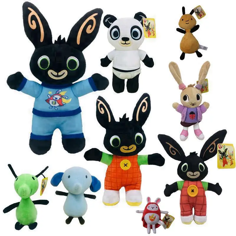 

35cm Bingg Five Nights At Freddy's Stuffed Panda Coco Hoppity Animation Peluche Action Toys Sula Elephant Doll For Children gift