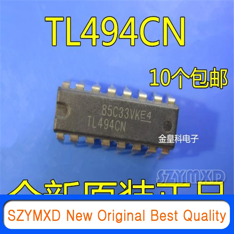 

10Pcs/Lot New Original In-line TL494CN chip pulse width modulation control circuit switch mode controller DIP-16 In Stock