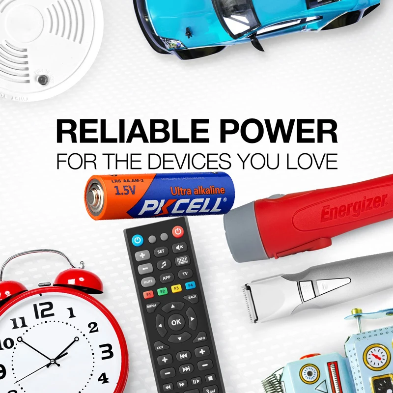 5 шт./20 шт. PKCELL AA LR6 UM3 MN1500 E91 батарея 1,5 В щелочная батарея сухая и первичная батареи Улучшенный аккумулятор R6P 2A