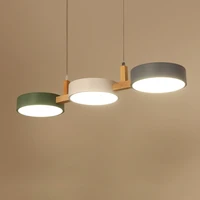nordic led chandelier modern simple wood metal pendant lights living room dining room kitchen hanging light decor lightin