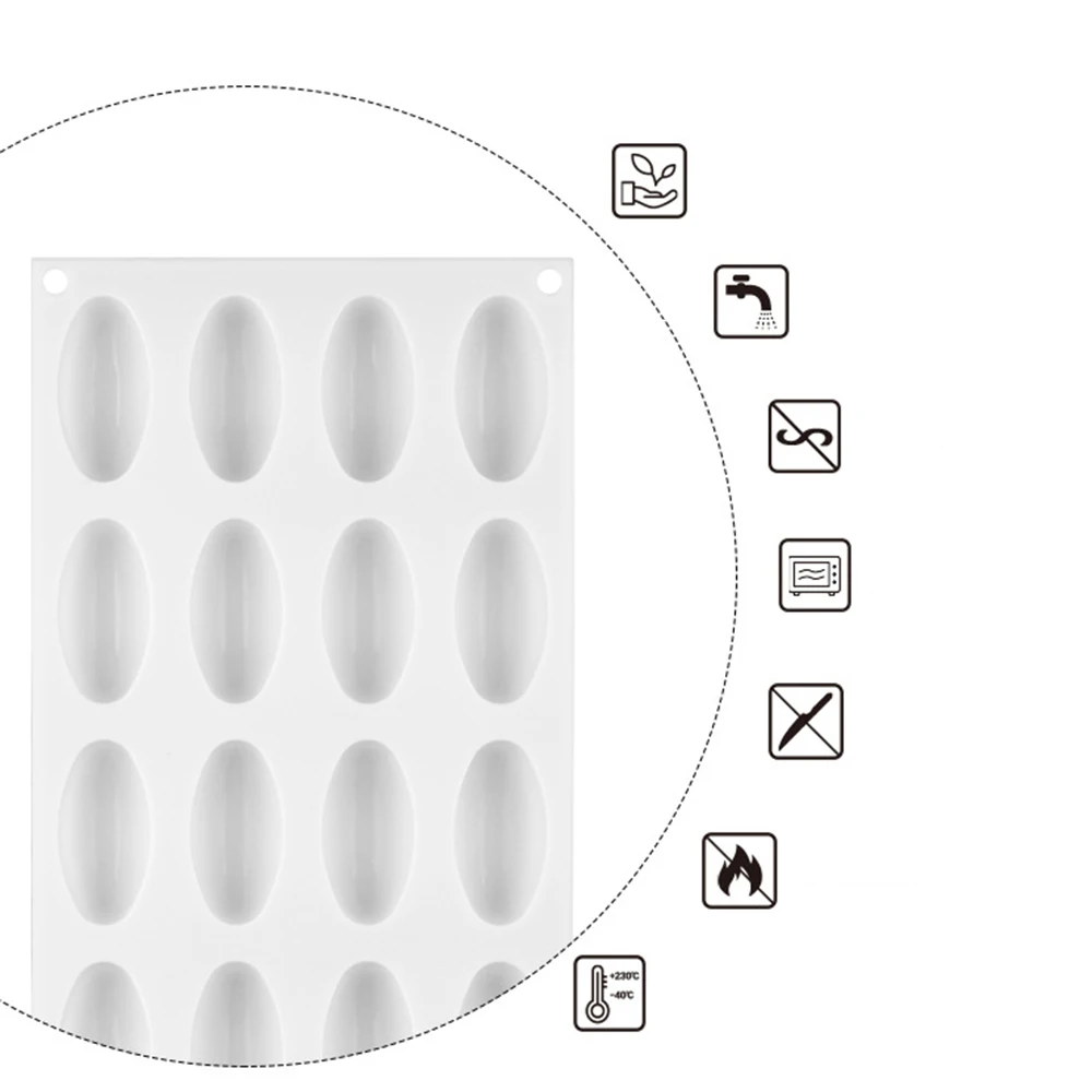 2020 Новые DIY натуральные силиконовые формы для торта 16 овальных тортов кружевные