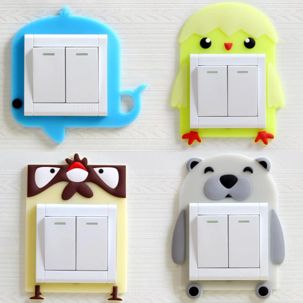 3D защитный чехол для переключателя автомобилей милые животные медведи дизайн