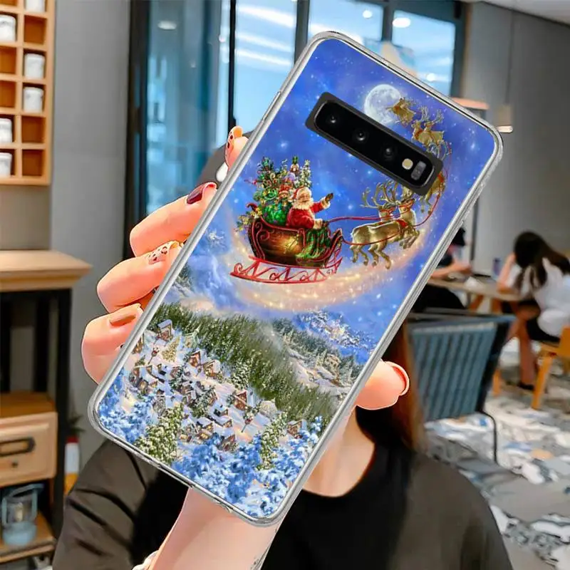 

Christmas Eve Phone Case For Samsung S6 S7 S7edge S8 S8plus S9 S9plus S10 S10 Plus E