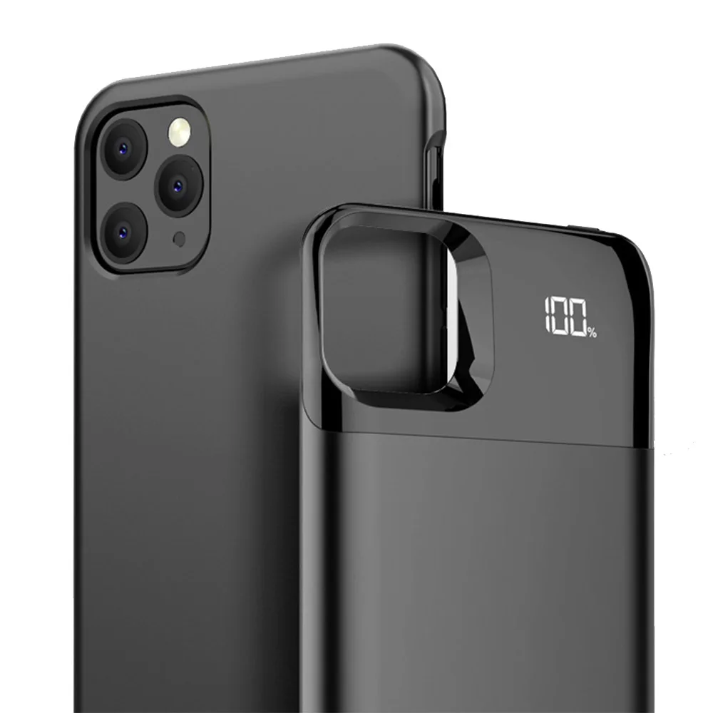 Для Iphone 11 Pro Max чехол для аккумулятора 5500 мАч внешнего телефона внешний