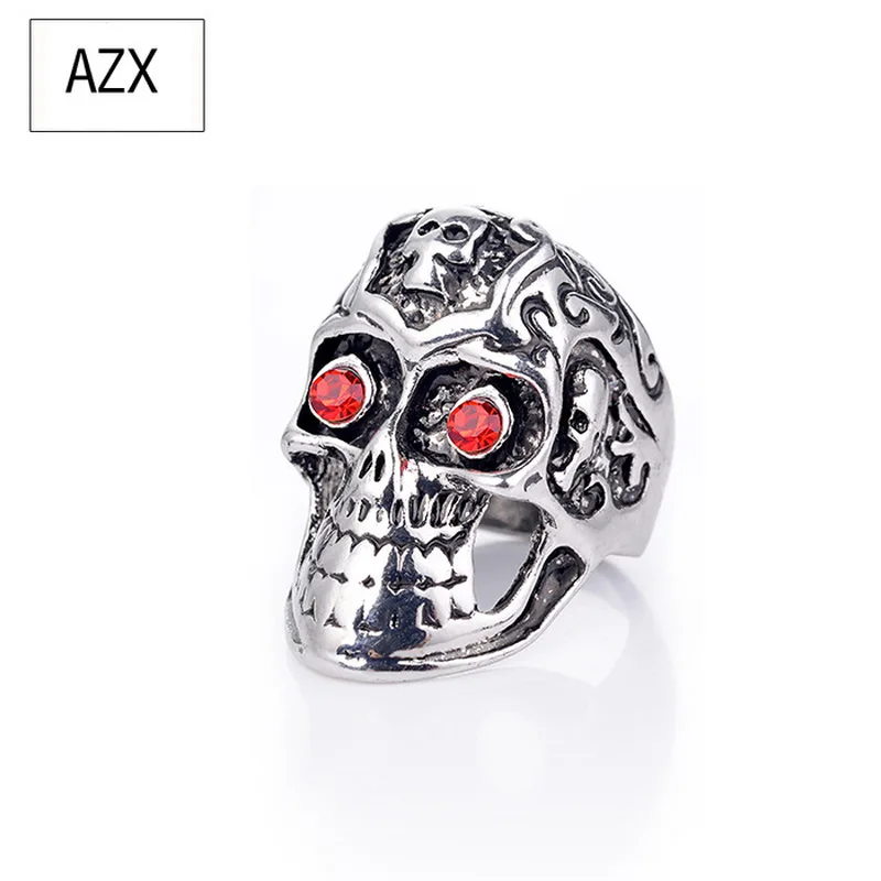 Мужские кольца в стиле ретро красные камни хулиганы Индивидуальные Кольца на
