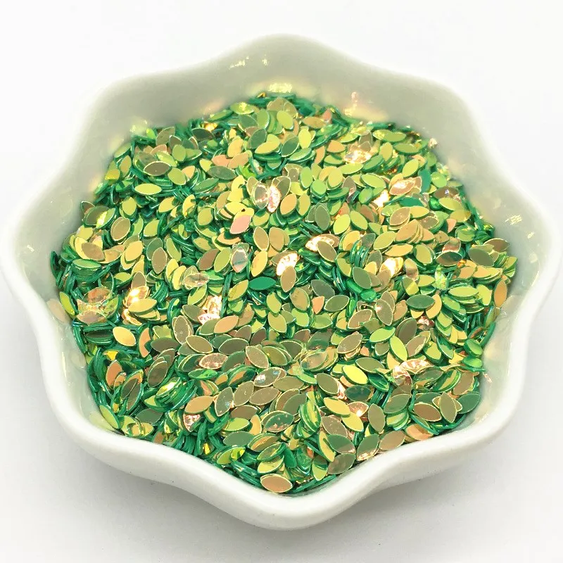 Блестки 2*4 мм овальные мини-блестки в виде конского глаза для ногтей швейные