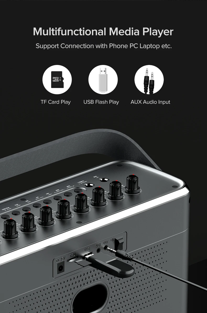Объемный стереоинструмент 3D Hi Fi динамик Echo высокое качество 60 Вт для