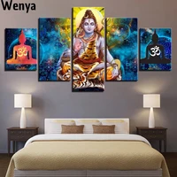 aesthetic poster canvas painting digital painting abstract 5 hindu god poster wall art picture prints home decoration painting