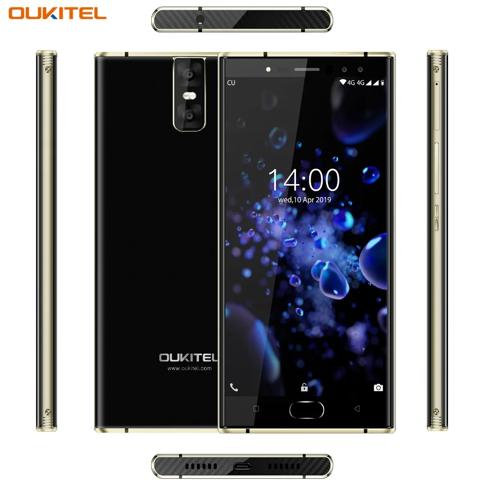 Oukitel K3 Pro мобильный телефон 5," двойной 2.5D экран 6000 мАч MT6750T Восьмиядерный 4 Гб 64 Гб 4 камеры 16MP+ 2MP фронтальный смартфон