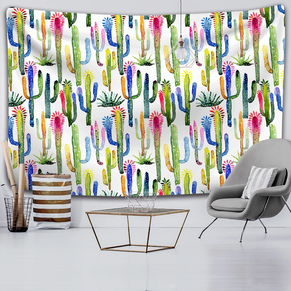 Цветок Рождество кактус пустыня герой цветок гобелен ковер настенная ткань