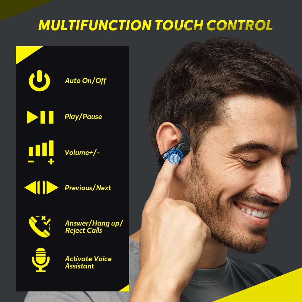 TWS-наушники DACOM Athlete Pro с гибридным драйвером Hi-Fi Bluetooth Беспроводные стереонаушники