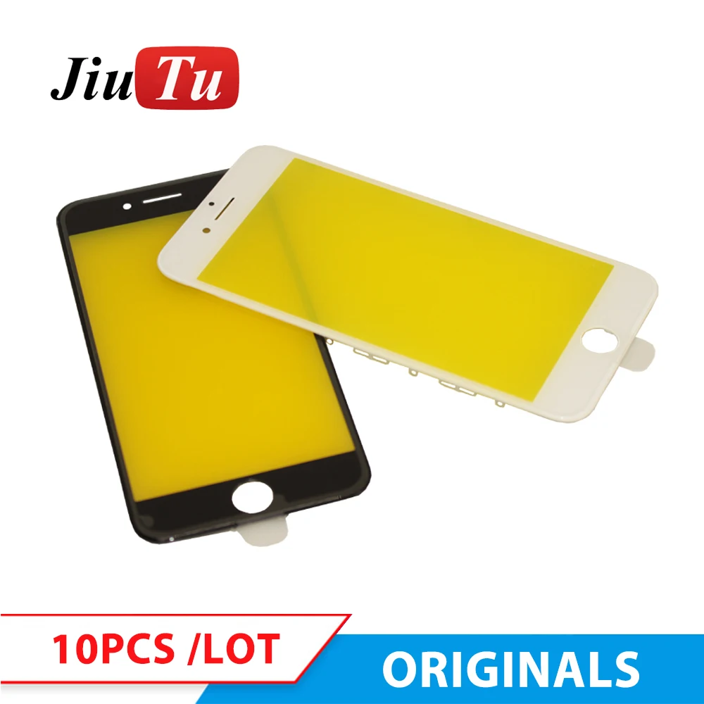 10 шт. ЖК экран для iPhone 6/6 Plus/6 s/6 s Plus/7/7 Plus/8/8 Plus Переднее стекло объектив со средней
