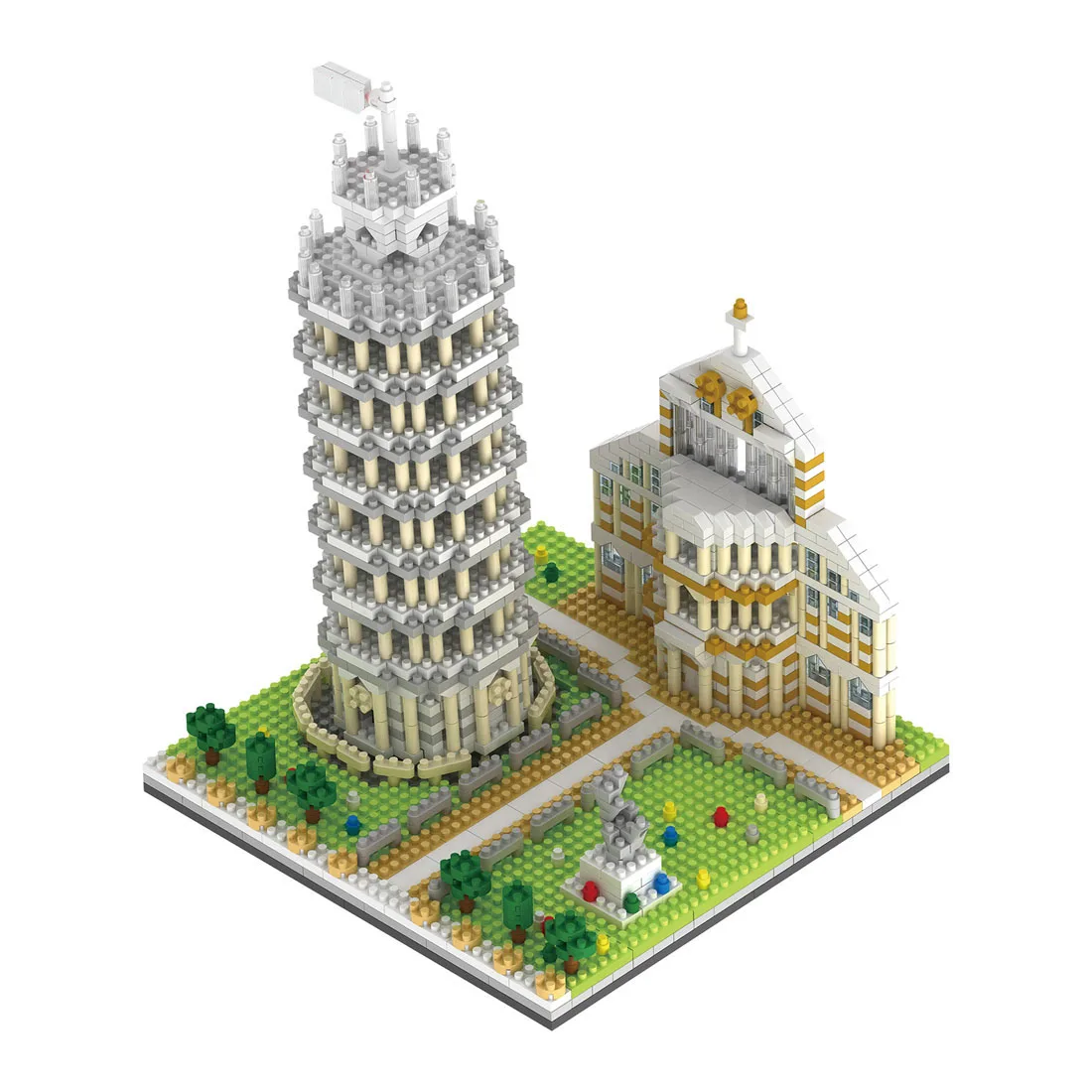 

1944Pcs World Famous Architecture Micro Brick DIY Building Block Assembly Educational Toys Children Birthday Gift Drop Shipping