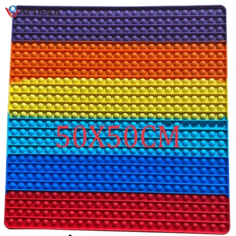 

New Big Size Noctilucous Toys Push Bubble For Schoolbag Board Pendant Hot Adult Stress Relief Toy Kid Anti-Stress Relieve Stress