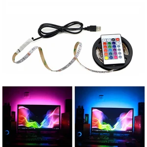 Светодиодная лента RGB, 1 м, 2 м, 3 м, 4 м, 5 м, водонепроницаемая, неоновая