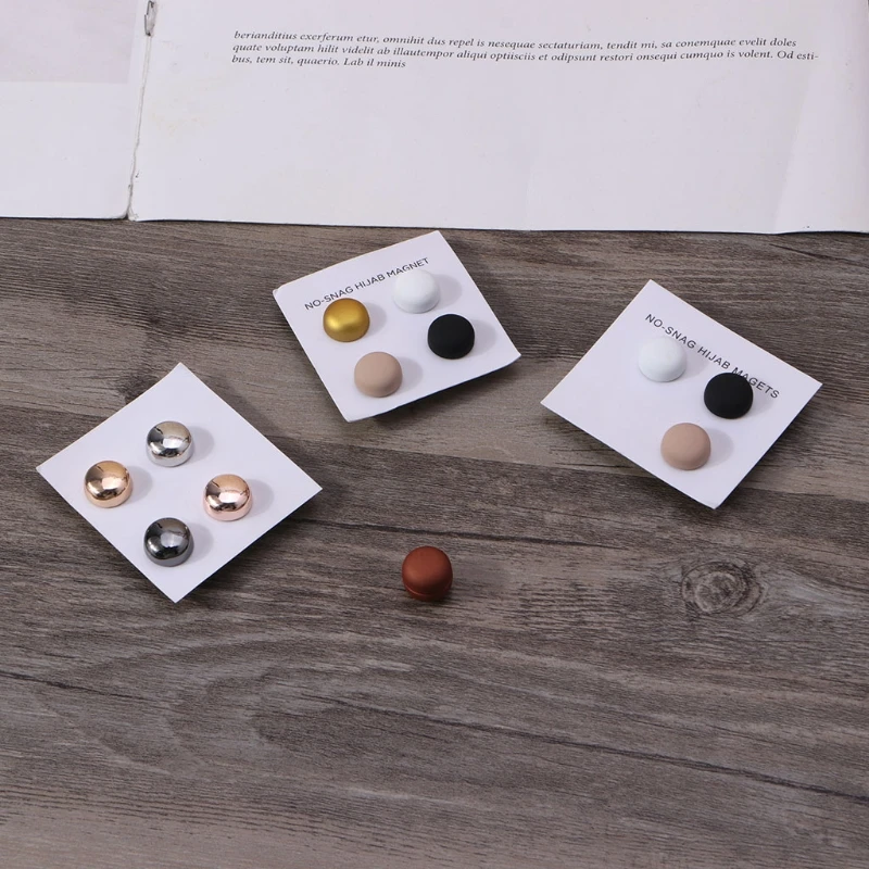 4 шт. безопасная брошь на хиджаб сильное металлическое покрытие Магнитный зажим