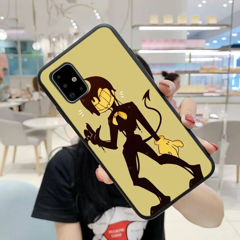 

ZFGHSHYQ Bendy The Ink Machine Phone Case For Samsung S9 10 20Plus Note 7 8 9 10 10plus Pro J8 M30 31 A30s A71
