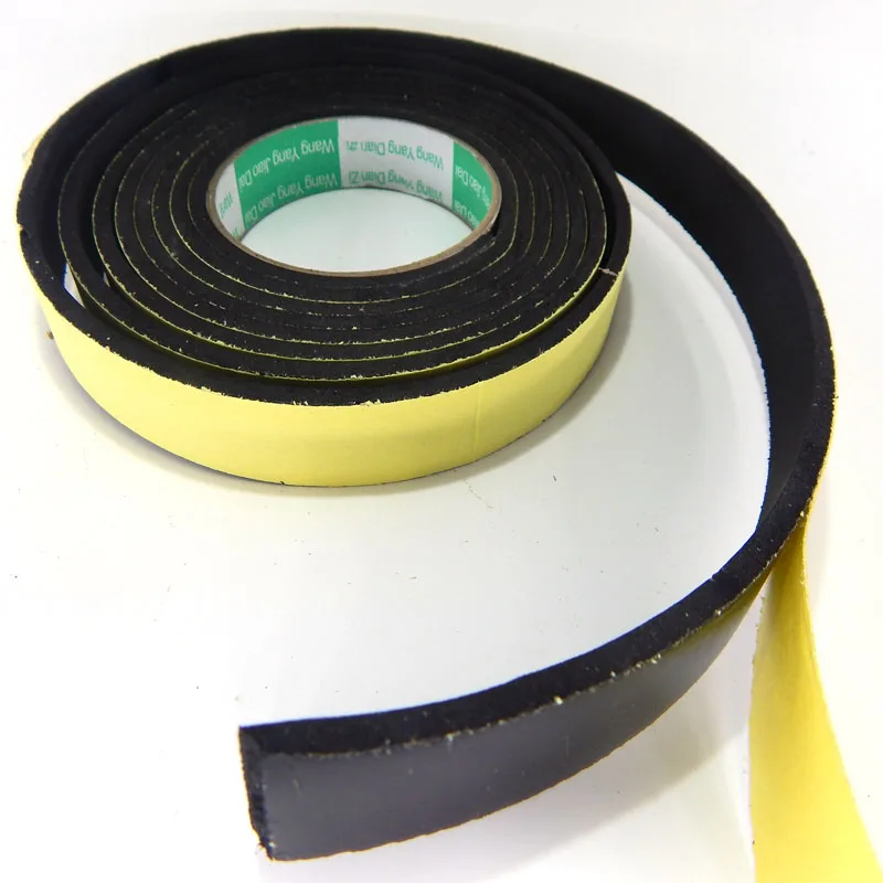 Самоклеящаяся резиновая лента 10 м ширина 5 ~ 40 мм толщина 1 EVA черная пенопластовая
