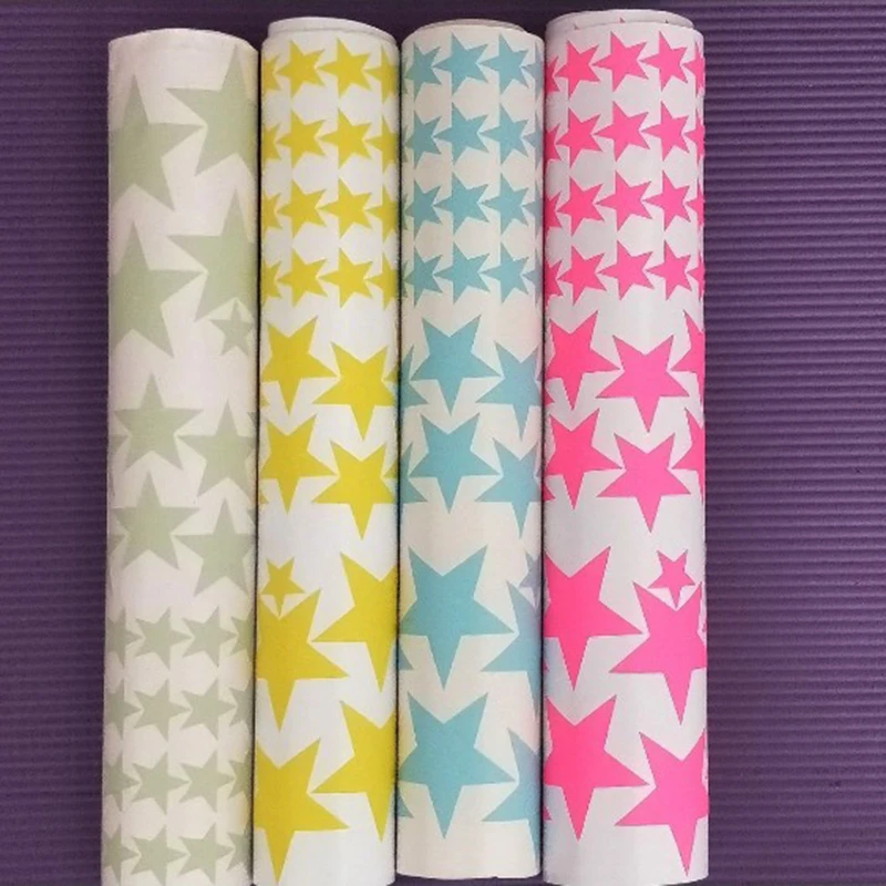150 шт Смешанные 3 Размеры высечки звезды матовые виниловые наклейки в виде