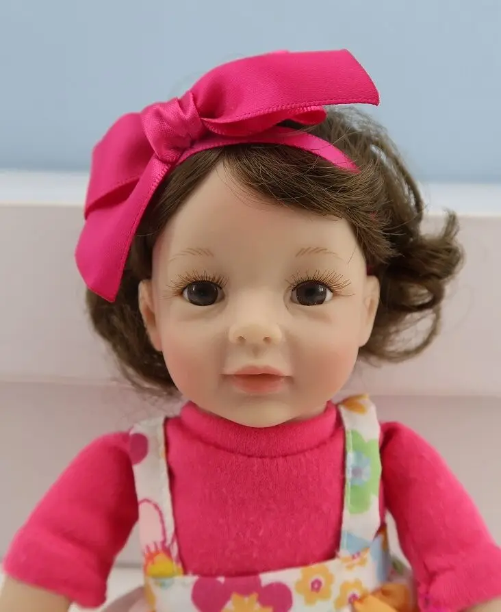 Силиконовая кукла реборн 20 см игрушки как живое малыш маленькая принцесса