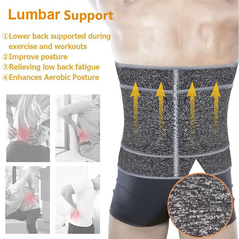 Нижнее белье NINGMI для мужчин пояс похудения неопреновый сауны | Мужская одежда