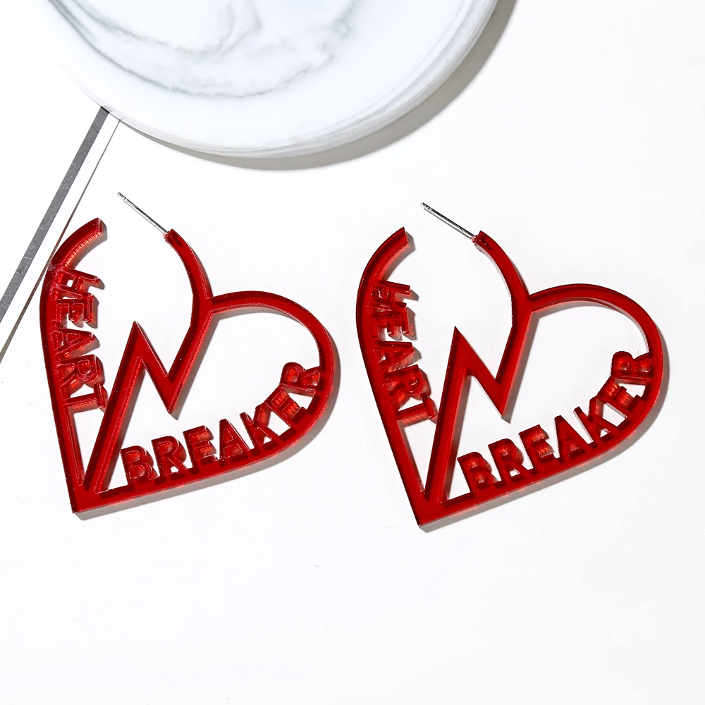 Женские акриловые серьги-подвески XIYANIKE креативные забавные ажурные в стиле 2020 -