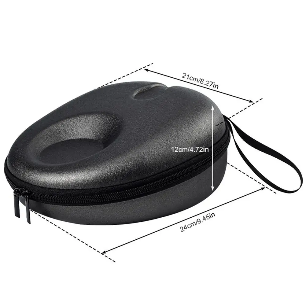 

Portable Storage Bag For PULSE 3D Wireless Headset Shockproof Anti-fall Travel Carrying Case Cover Zipper Box For PS5 Headphone