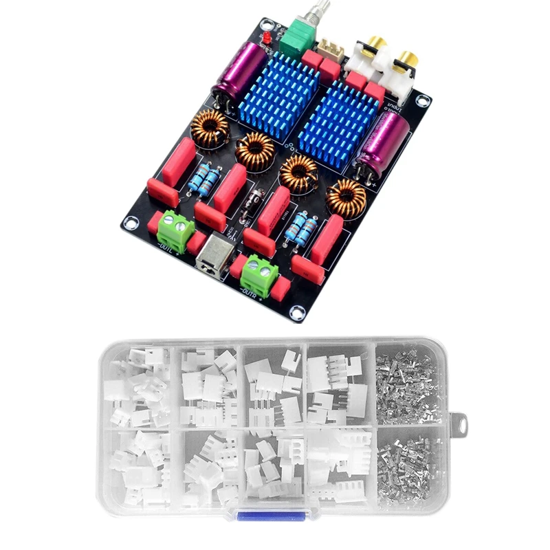 

2.0 Dual Chip Wima High-End Digital Power Amplifier Board With 250Pcs XH 2.54Mm 2Pin 3Pin 4Pin Terminal Housing Header