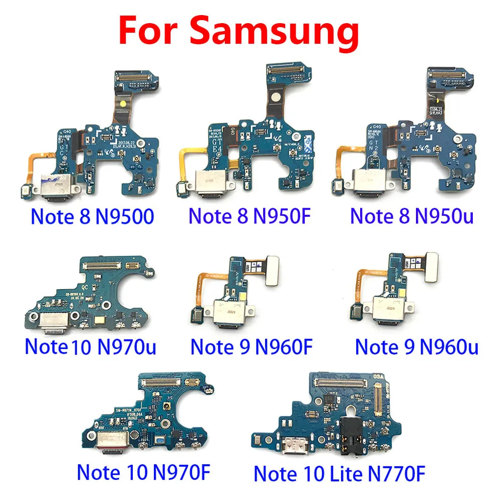 Оригинальный Новый USB-разъем для зарядки гибкий кабель с Micro Samsung Note 8 9 10 20 Lite Ultra N970U