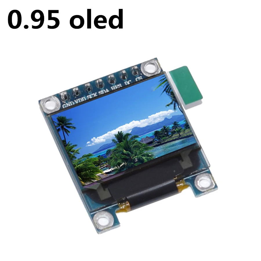 Дисплей 0 95 дюйма дисплейный модуль OLED RGB полноцветный совместимый с Arduino 96*64 ЖК