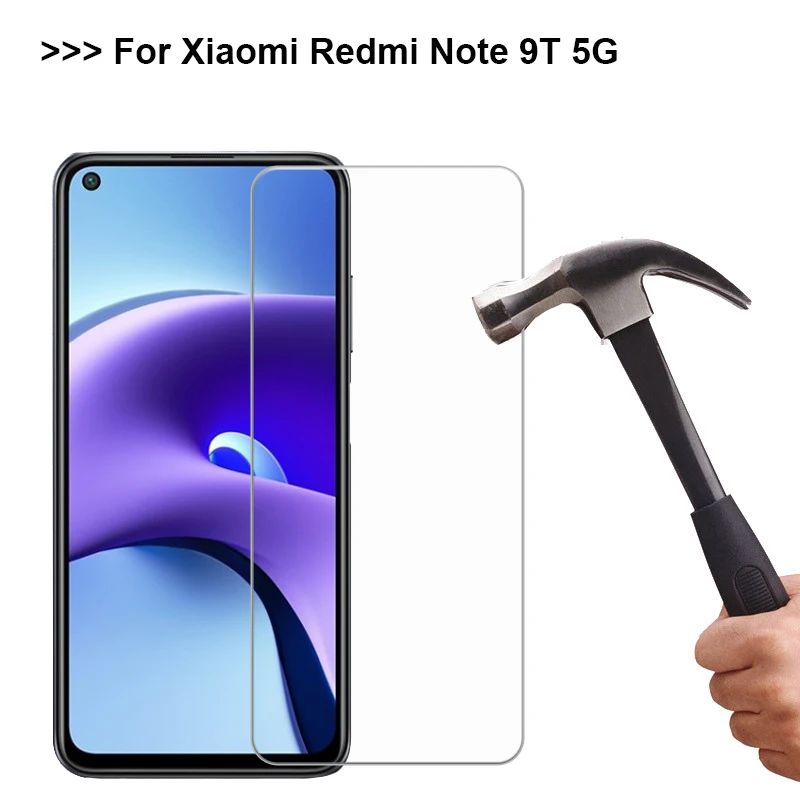 Закаленное стекло 2-1 шт. для Xiaomi Redmi Note 9T 5G Защита экрана Xiami Redme M2007J22G стеклянная