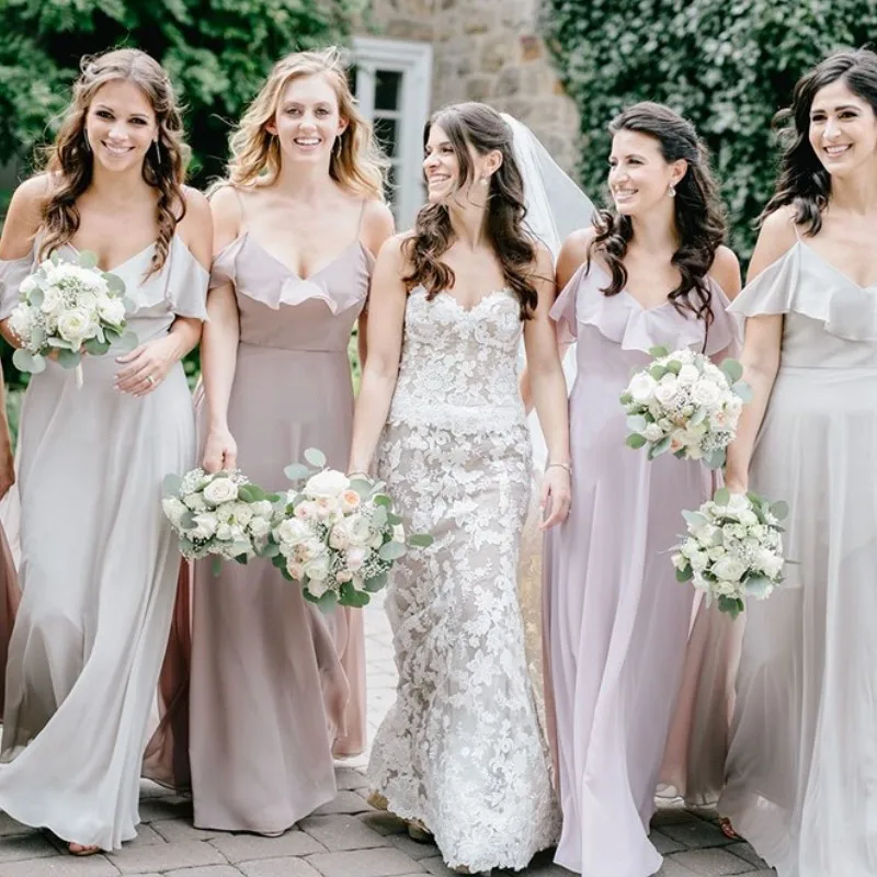 

Bridesmaid Dresses Wedding Party For Women 2022 Elegant A Line Long Night Woman's Evening Formal Gowns