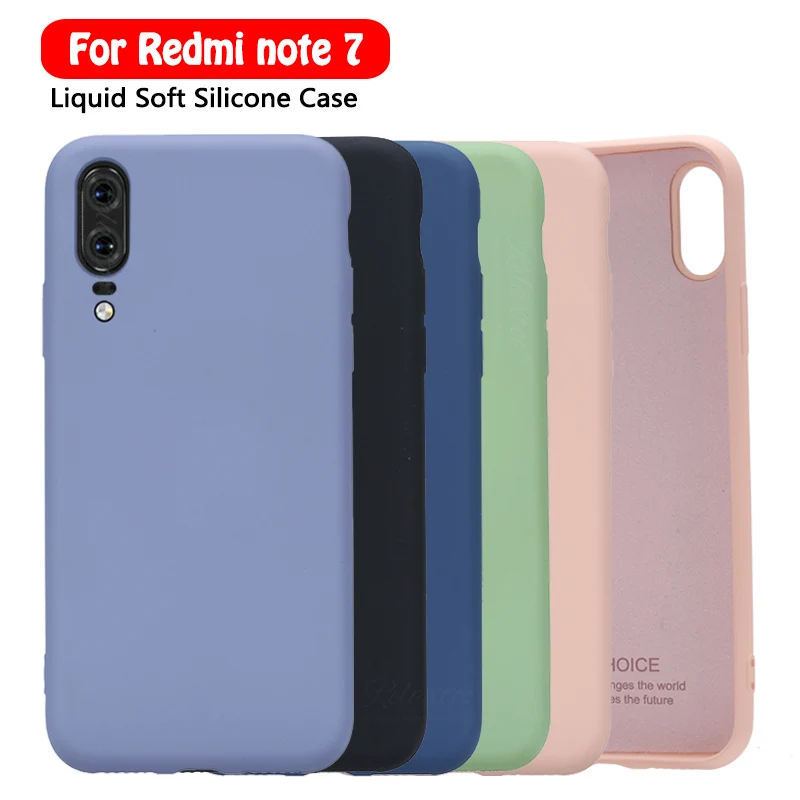 DATALAND для Red mi note 7 чехол мягкий жидкий силиконовый тонкий кожаный защитный Xiaomi 9t