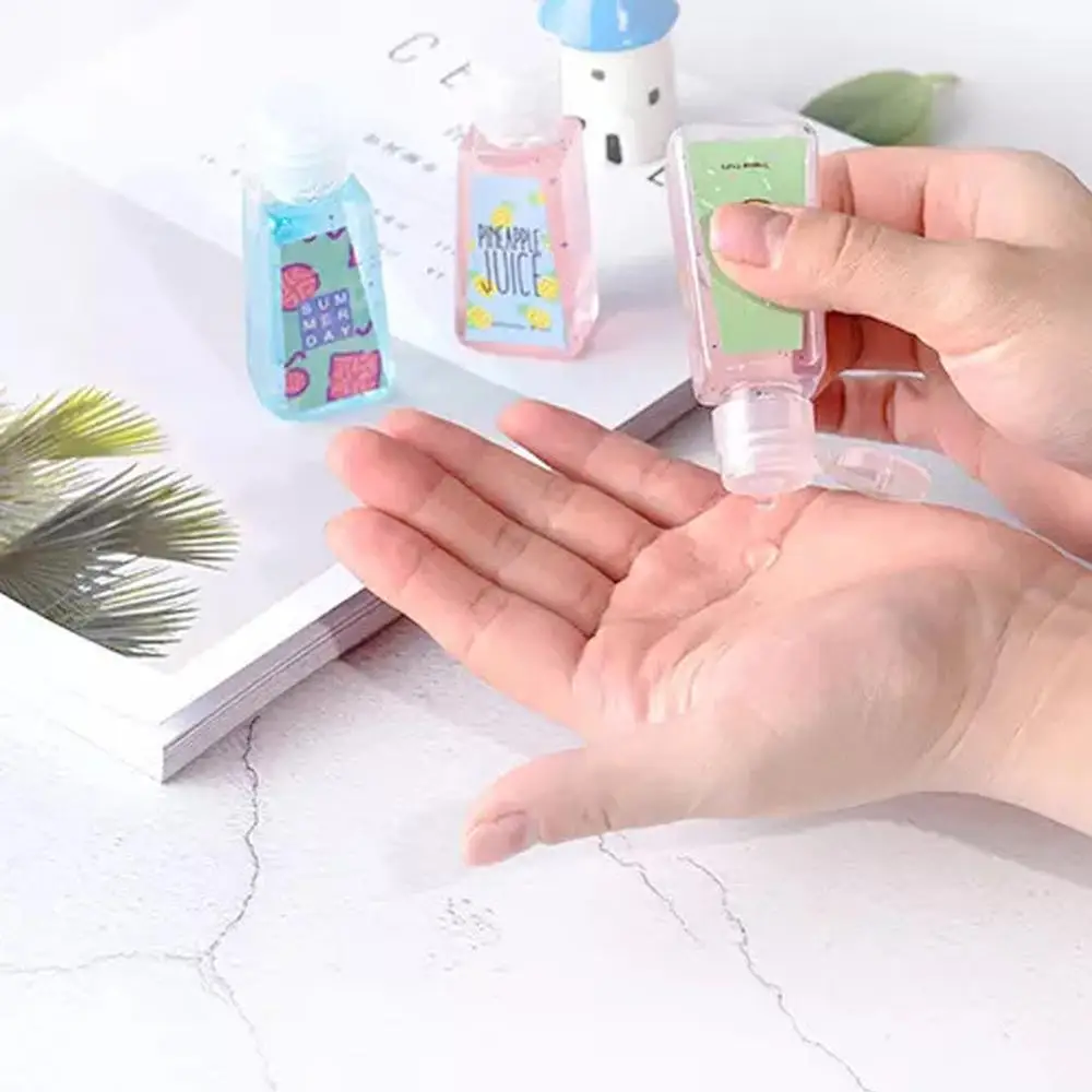 

10Pcs/Lot 30ml Mini Cute Empty Bottle Portable Traveling Refillable Bottle Silicone Hand Sanitizer Perfume Holder Bath And Body