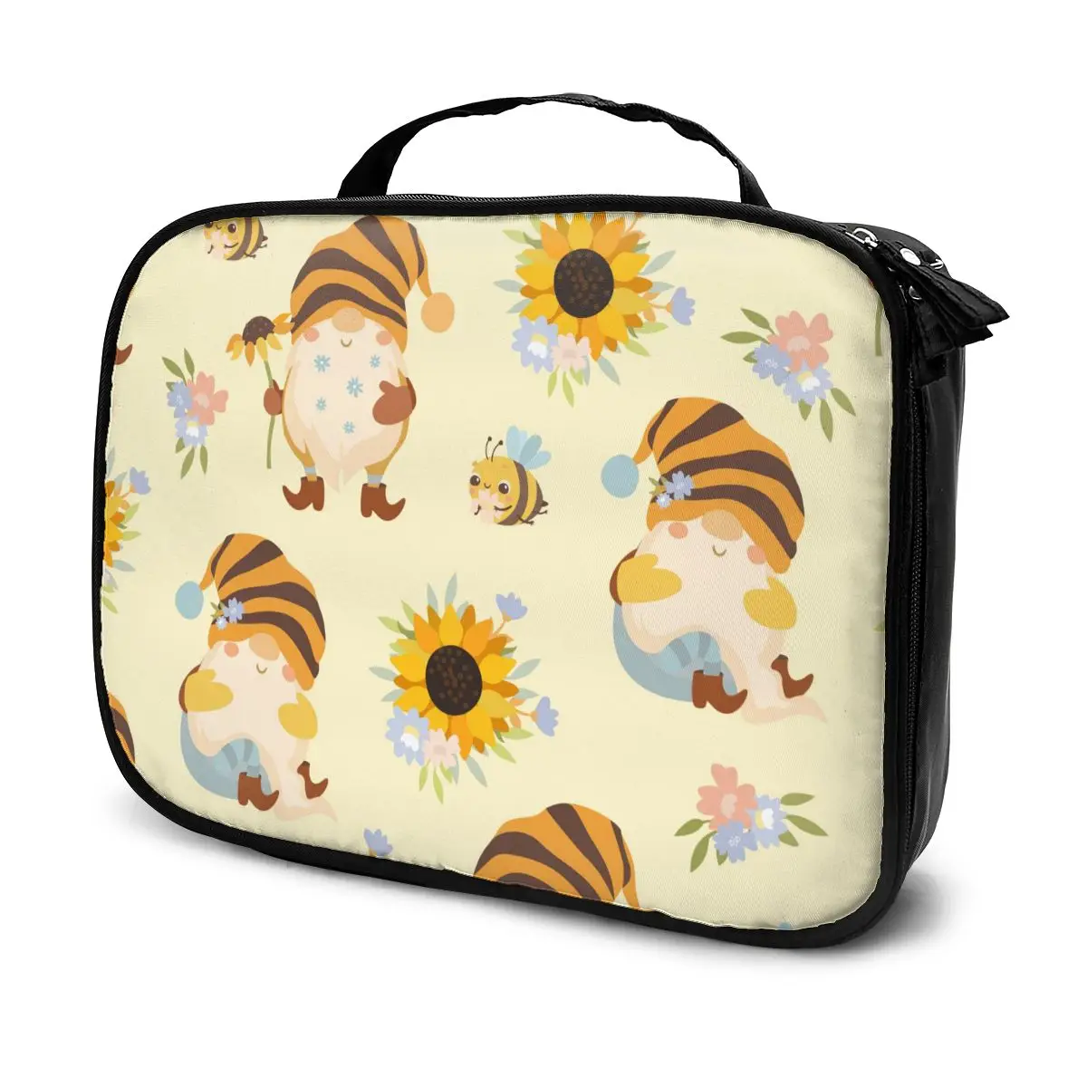 

Многофункциональная косметичка, гномы с подсолнухами, женская косметичка, набор для ухода за туалетными принадлежностями, дорожная вставк...