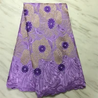 Hot Sale Cotton Embroidery Fabrics Various Color Lace High Quality Dubai Lace For Party Dress PL12887
