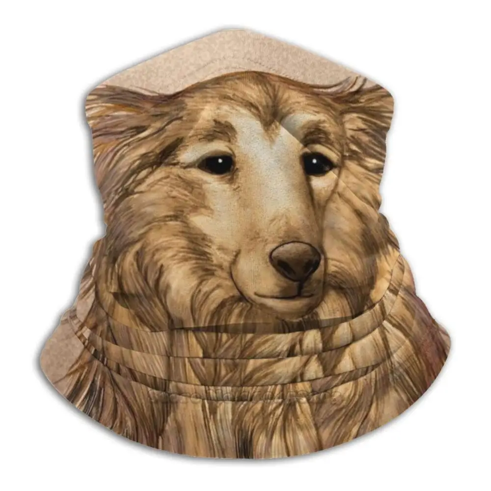 

Очаровательная Собачка-колли из микрофибры, обогреватель для шеи, бандана, шарф, маска для лица, собачья-колли, собак, домашних животных