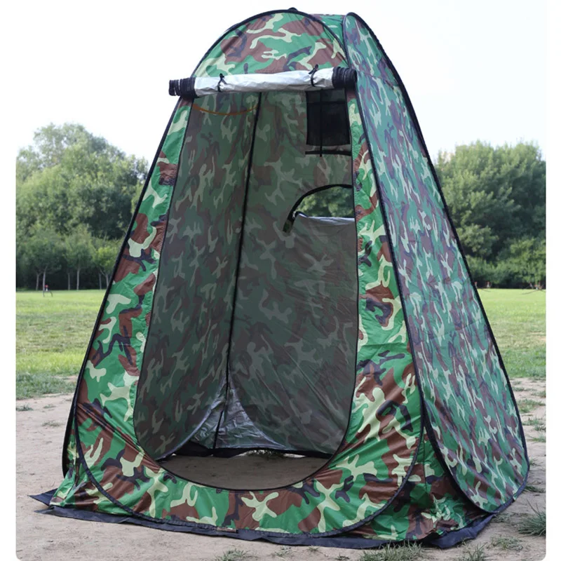 

New Portable Outdoor Shower Bath Changing Fitting Room Camping Pop-Up Tent Dressing Shelter Beach Privacy Toilet Tent with Bag